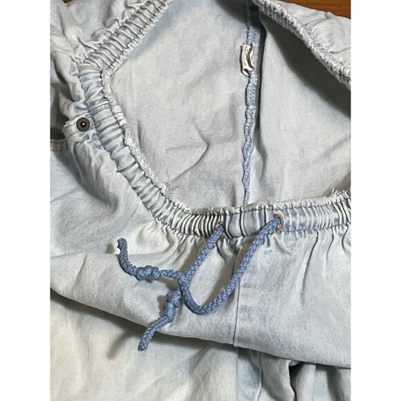 Bobbie Brooks Womens Petite Size 18W Blue Pull On Elastic Waist 100% Cotton Jean - Picture 2 of 4